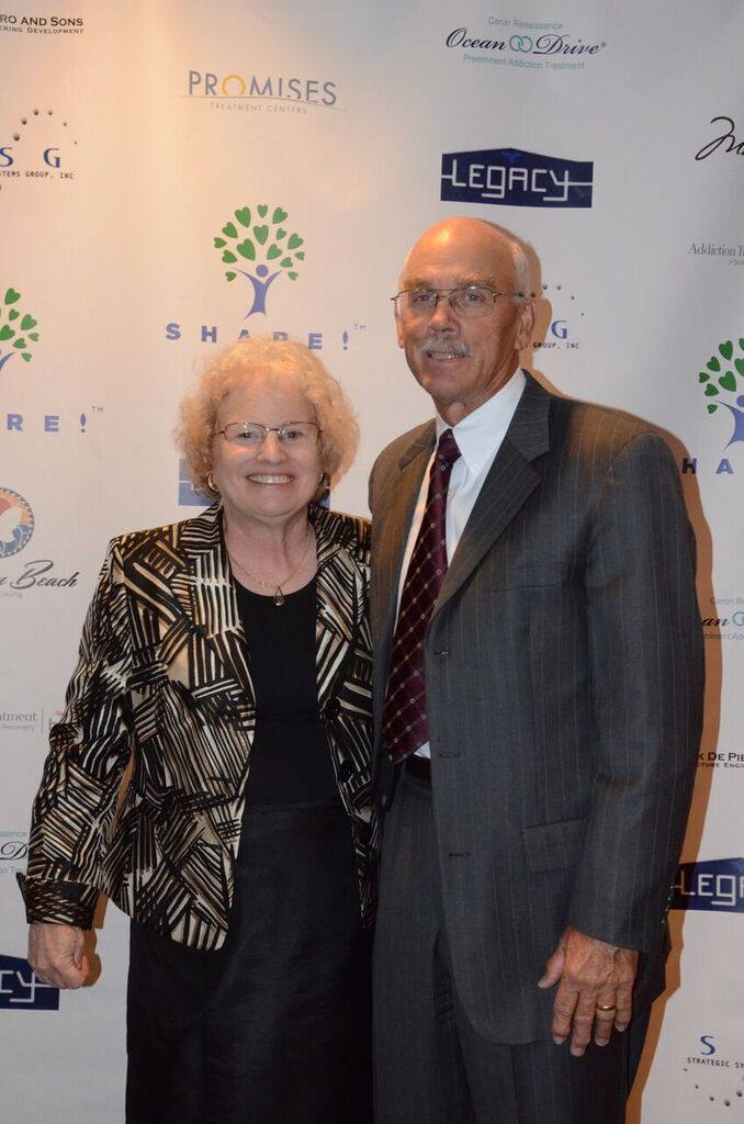 Honoree Paul Stansbury and Ruth Hollman