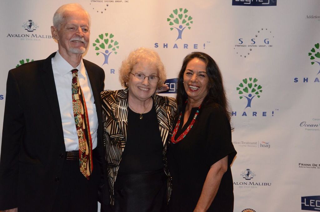 Steve and Regina Weller, who have helped thousands get into recovery in the Venice Beach area, with Ruth Hollman