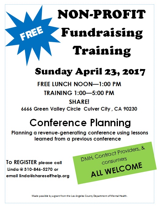 FREE Non-Profit Training – Conference Planning