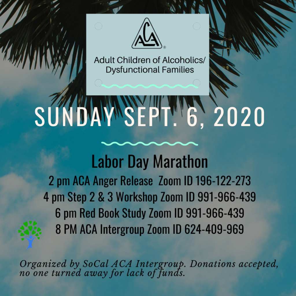 ACA Labor Day marathon (1) SHARE! the SelfHelp And Recovery Exchange