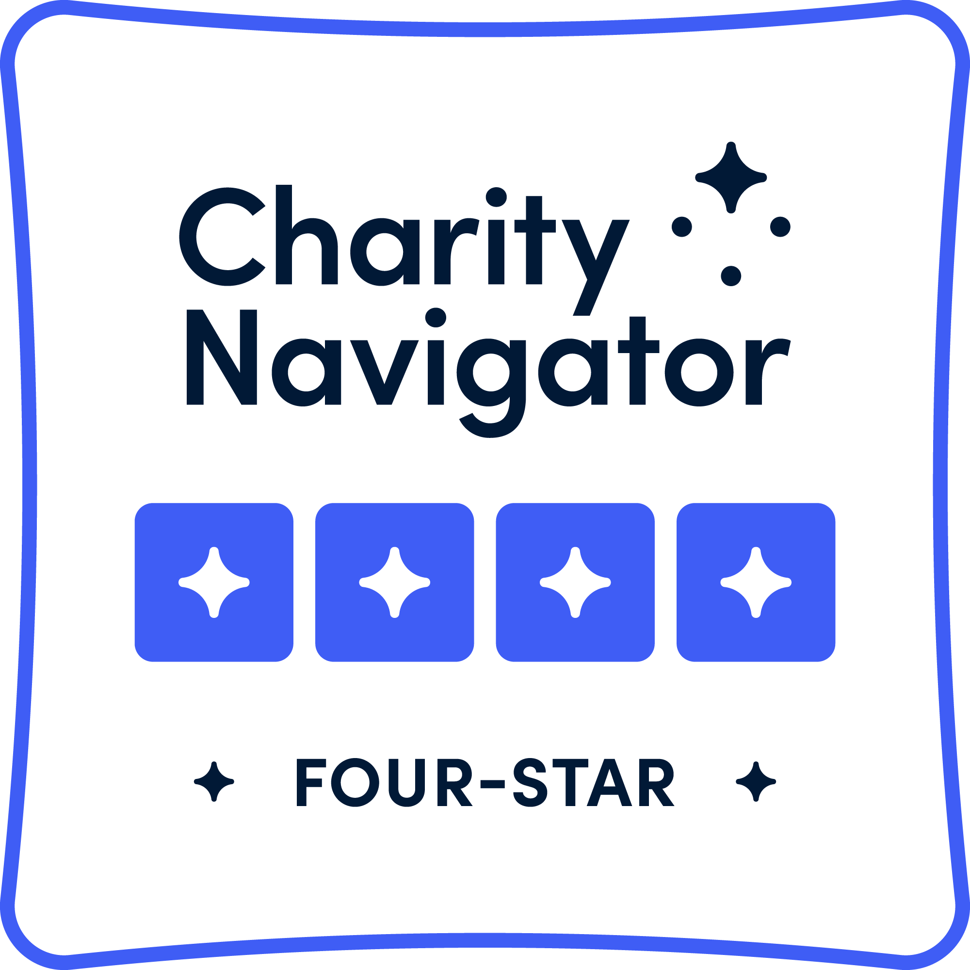 Receives Four-Star Rating with Charity Navigator 🌟🌟🌟🌟