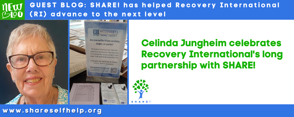 SHARE! has helped Recovery International (RI) advance to the next level
